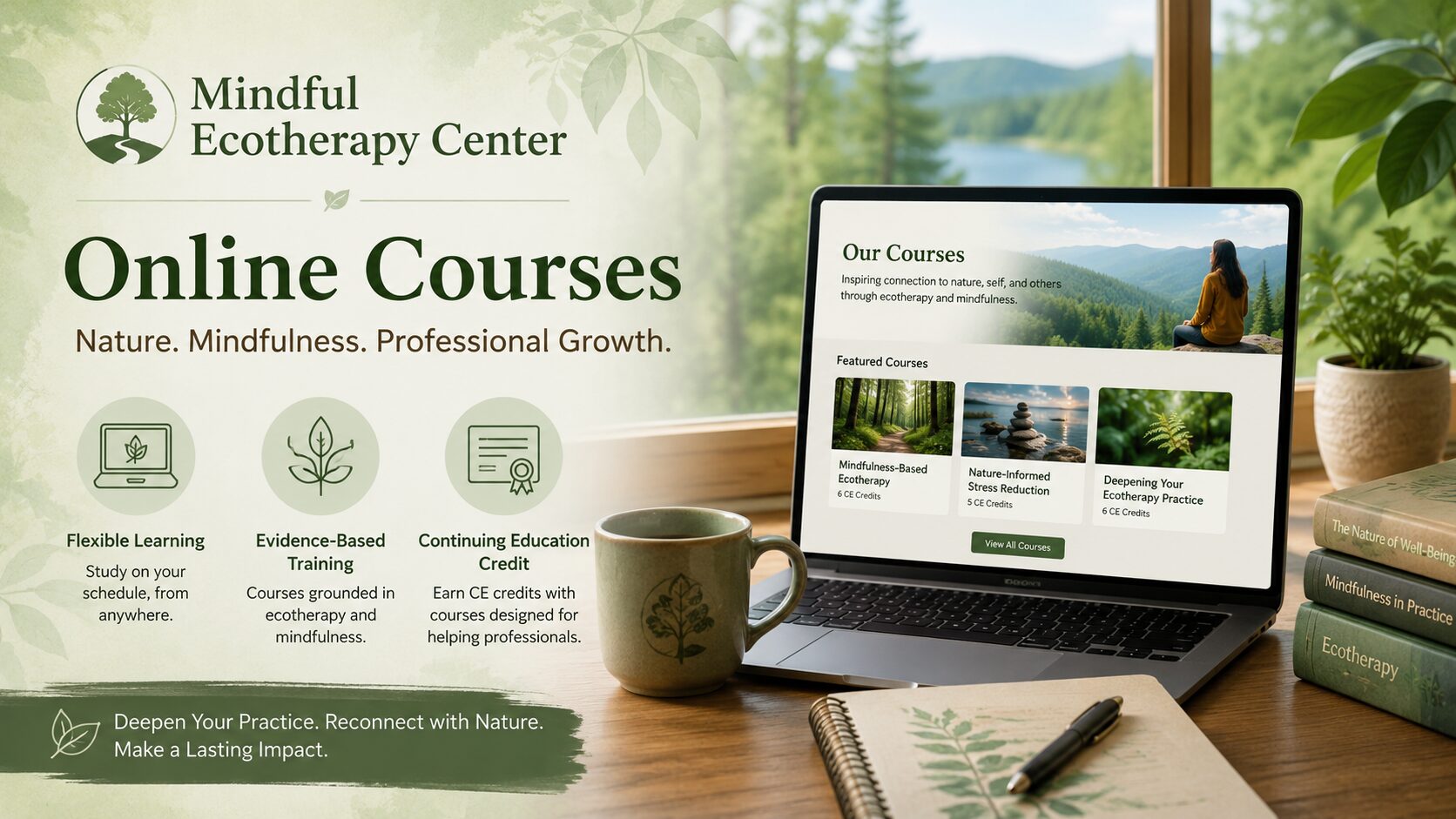 Courses by the Mindful Ecotherapy Center