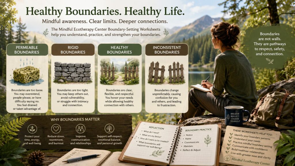 boundaries: boundary-setting worksheets