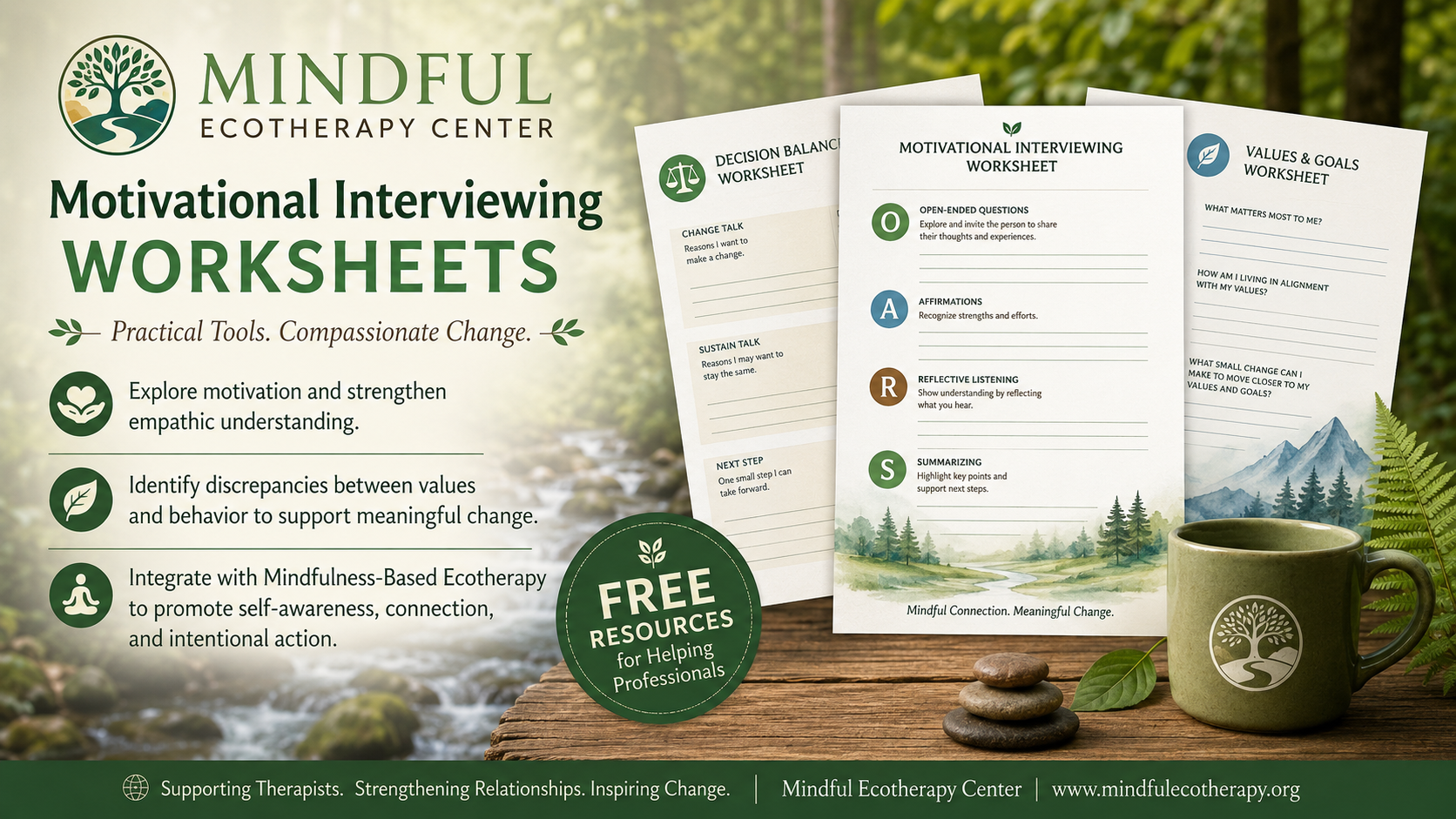 Motivational Interviewing Worksheets